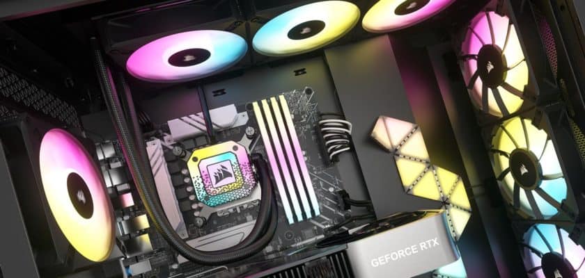 Le visuel officiel du Corsair H150i Elite Capellix XT