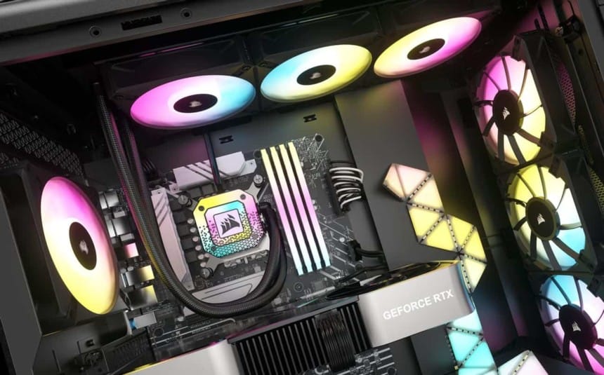 Le visuel officiel du Corsair H150i Elite Capellix XT