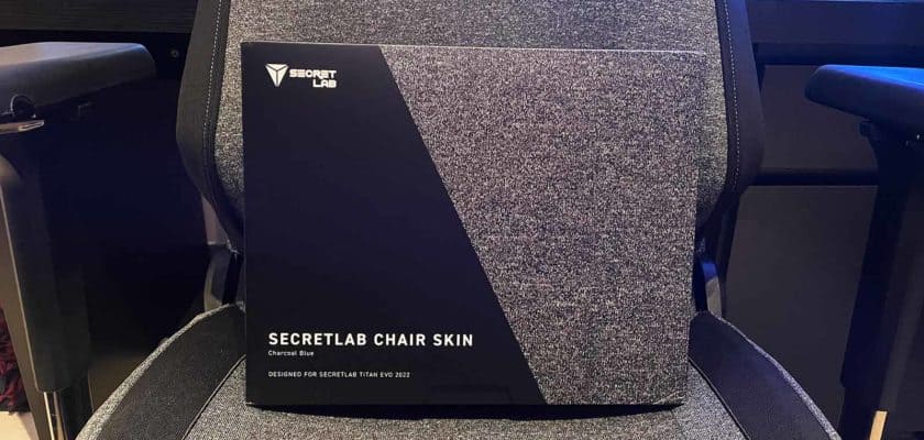 La boite des housses Secretlab SKINS