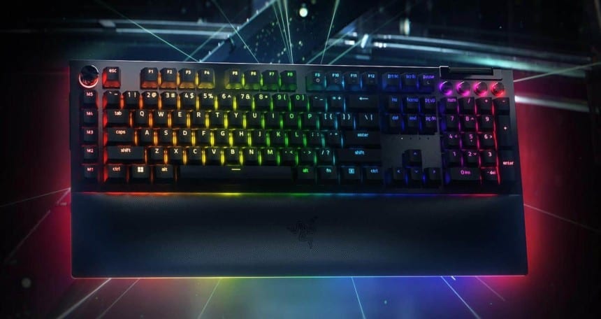 Le visuel officiel du Razer BlackWidow V4 Pro