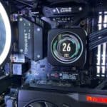 Un Corsair iCUE Elite LCD Upgrade Kit installé dans un ordinateur