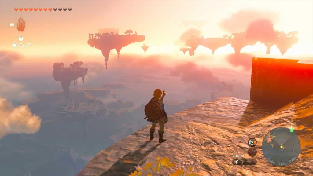 Des images du gameplay de Zelda Tears of the Kingdom