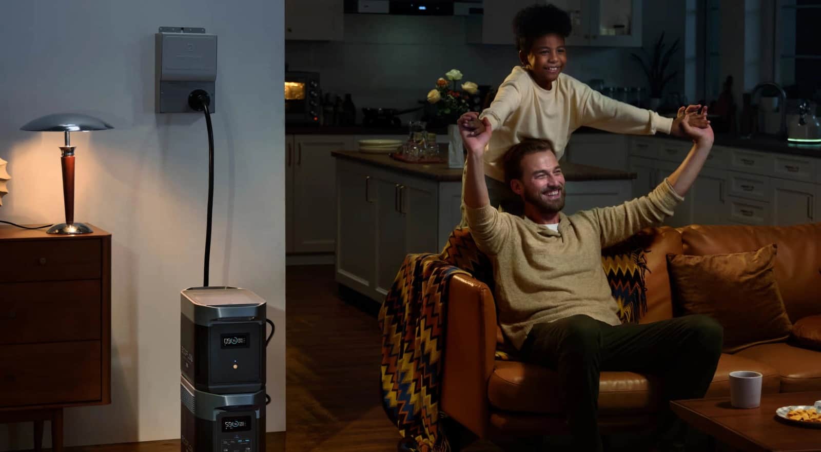 On peut cumuler les batteries et les intégrer dans son installation intérieure : je me renseigne actuellement chez mon ami électricien