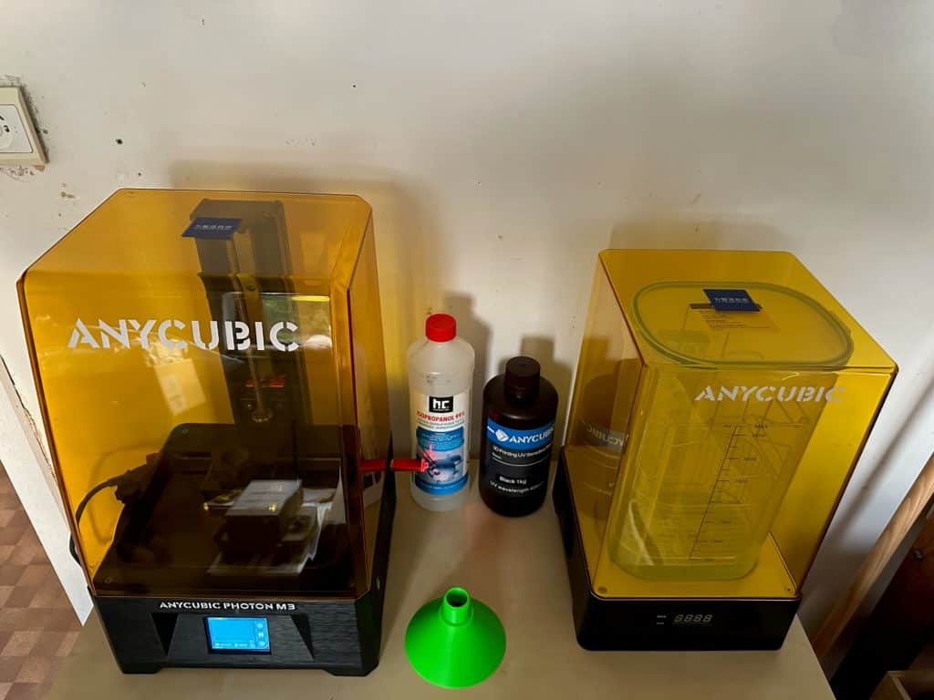 ANYCUBIC Résine ABS Like 3.0 Pour Impression 3D LCD – Noir, 2000g – Haute Précision, Faible Retrait, Finition Lisse, Compatible Avec La Plupart Des Imprimantes LCD