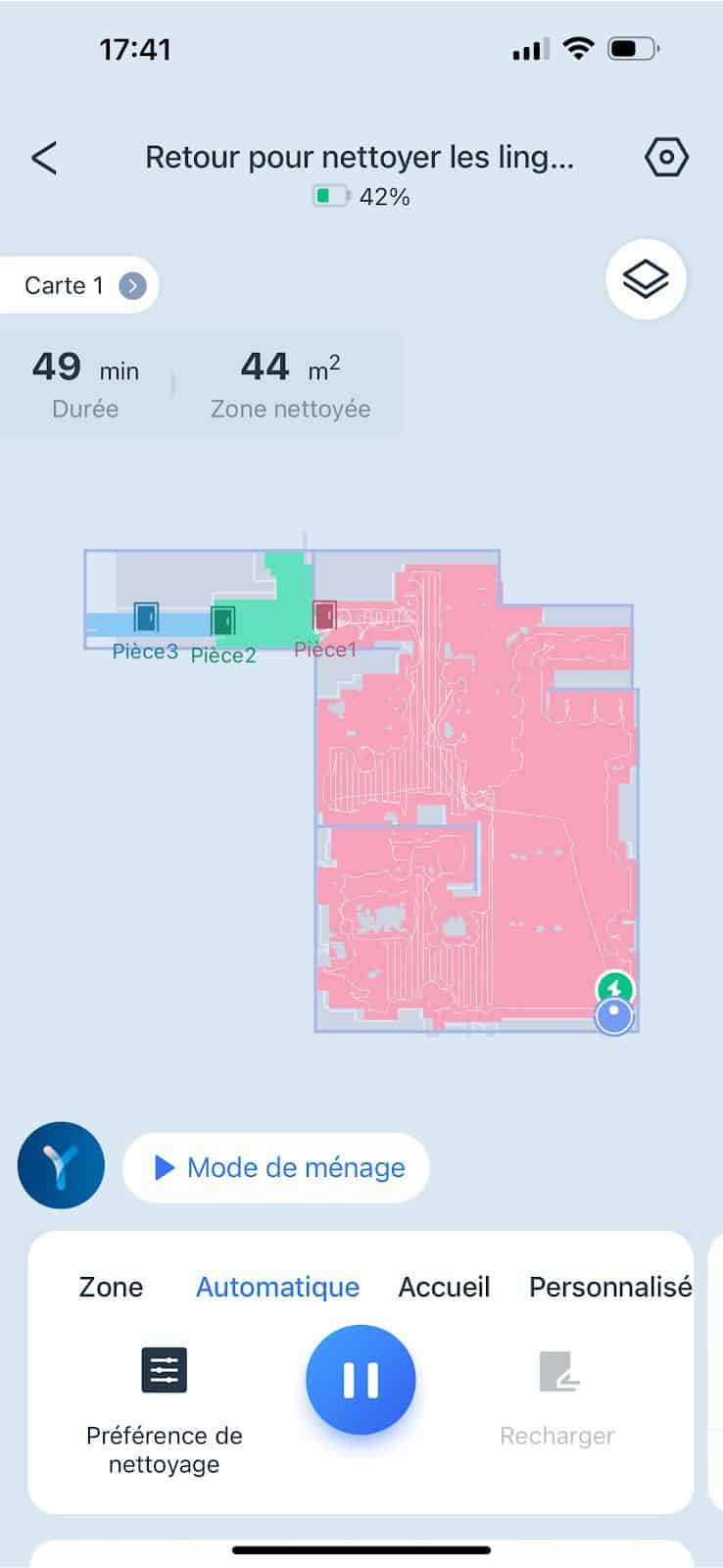 Ecovacs T20 Omni : voici la carte de la maison