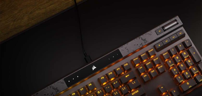 Le visuel officiel du Corsair K70 Max