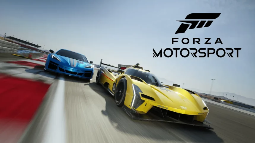 Le visuel officiel de Forza Motorsport