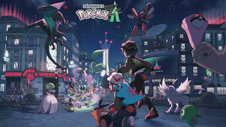 Le visuel officiel de Pokémon Legends Z-A