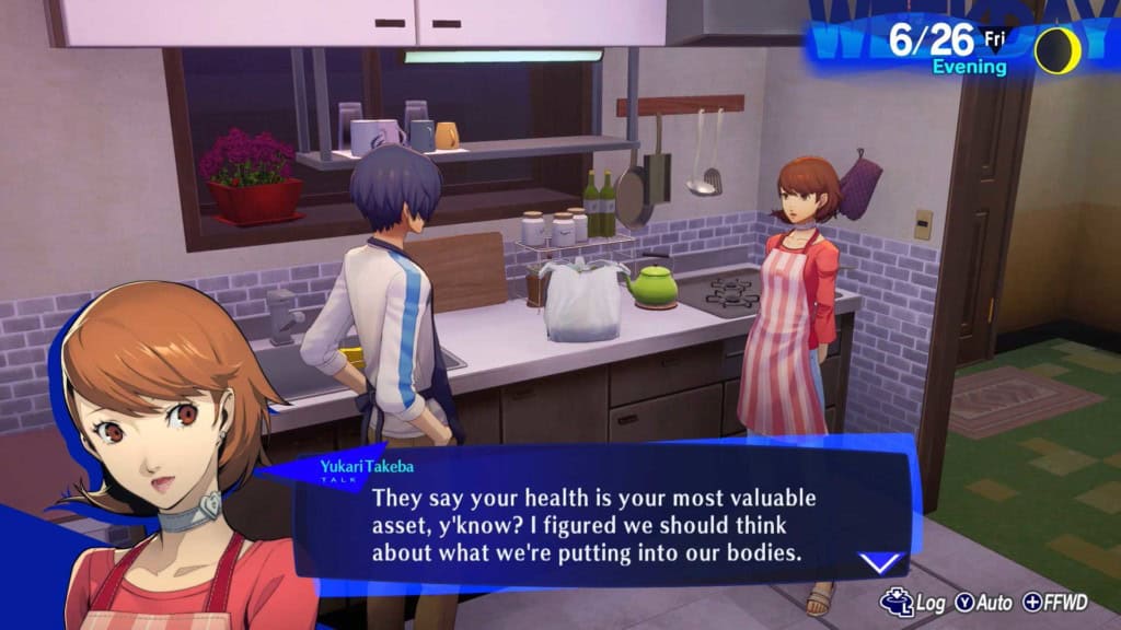 Une capture d'écran de Persona 3 Reload