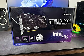 La boite de l'Intel Arc B580