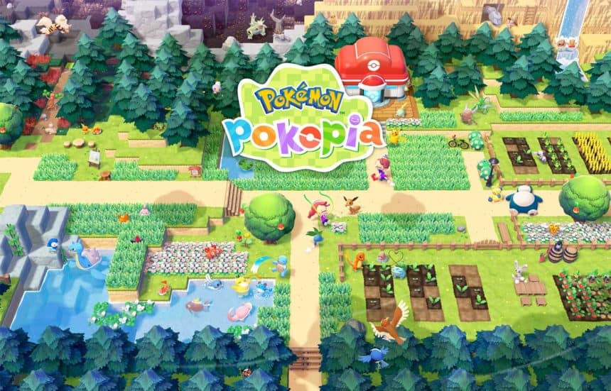 Le visuel officiel de Pokémon Pokopia