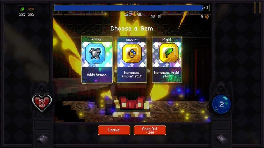 une image de gameplay de Vampire Crawlers