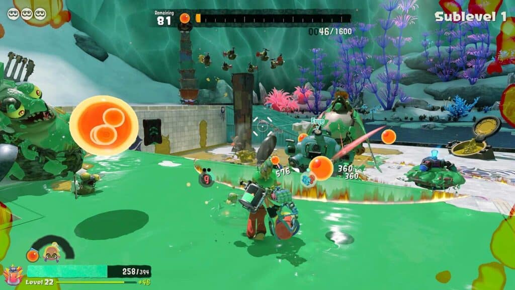 Des images du jeu Splatoon Raiders