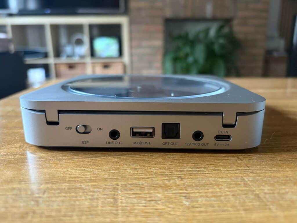 La connectique du Fosi Audio Merak CD Player