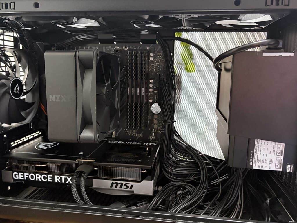 La Corsair RM850e dans un PC