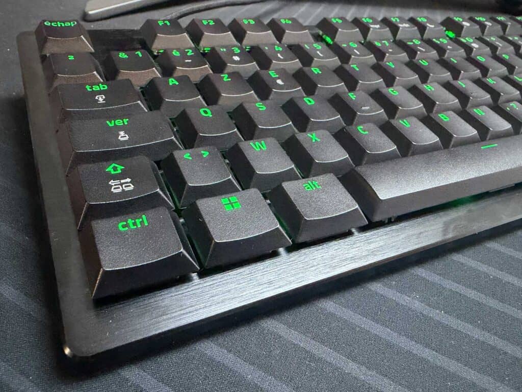 Gros plan sur les touches du Razer Huntsman V3 Pro Low-Profile