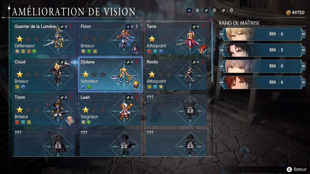 Des images de Final Fantasy Resonance