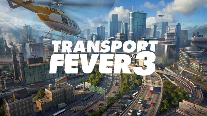 Le visuel officiel de Transport Fever 3