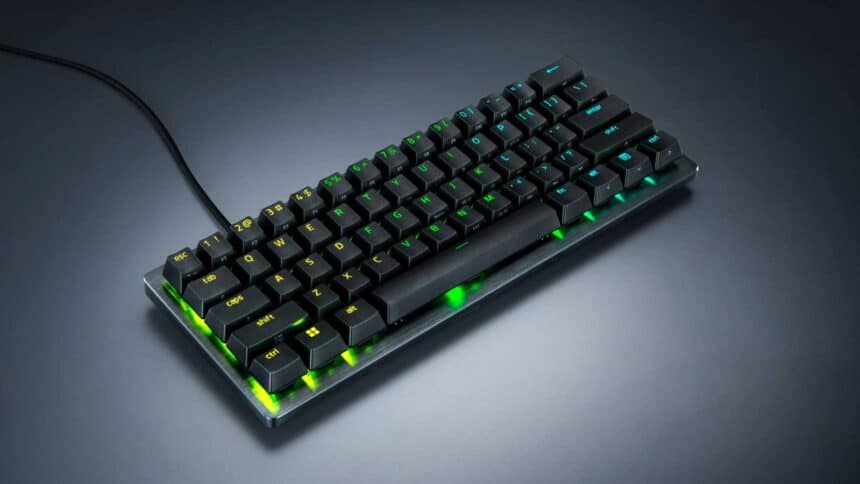 Le visuel officiel du Razer Huntsman V3 Pro Mini 8KHz