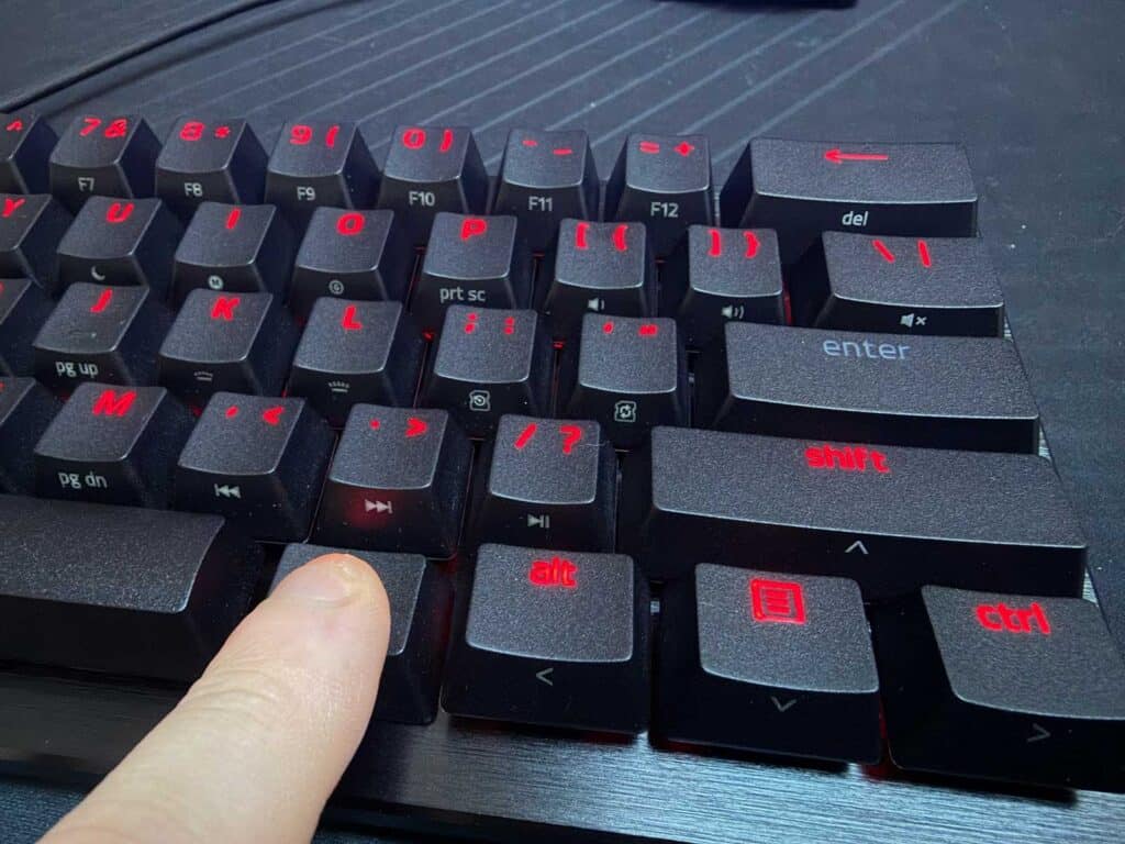 Les fonctions secondaire du Razer Huntsman V3 Pro Mini 8KHz